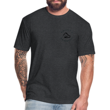 Load image into Gallery viewer, Fitted Cotton/Poly T-Shirt by Next Level - heather black
