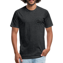 Load image into Gallery viewer, Fitted Cotton/Poly T-Shirt by Next Level - heather black
