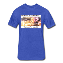 Load image into Gallery viewer, Fitted Cotton/Poly T-Shirt by Next Level - heather royal
